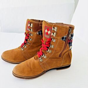 Columbia Womens Size 9 Twentythird Ave Waterproof Mid Print Winter Boots Brown